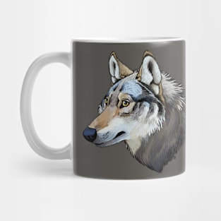 Pencil Wolf Mug